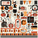 Echo Park Halloween Fun Cardstock Stickers 12"X12" Elements