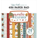 Echo Park Double-Sided Cardstock Paper Pad 6"X6" Sweater Weather*