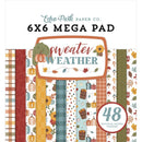 Echo Park Double-Sided Mega Paper Pad 6"X6" Sweater Weather*