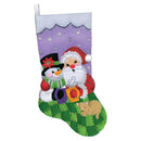 Design Works Felt Stocking Applique Kit 18" Long Warming Up Friends*