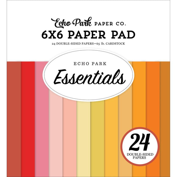 Echo Park Double-Sided Paper Pad 6"X6" Warm