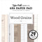 Echo Park Double-Sided Paper Pad 6"X6" Cool Wood Grains