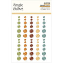 Simple Stories Cider & Donuts Enamel Dots GLITTER*