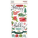 Simple Stories Santa's Village Stickers Foam