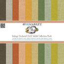 49 & Market Collection Pack 12"X12" Vintage Orchard Solids