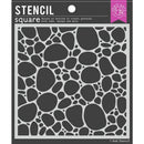 Hero Arts Stencil 6"X6" Pebbles & Stones^