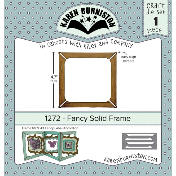 Karen Burniston Dies Fancy Solid Frame