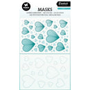 Studio Light Essentials 5.83"X8.25" Stencil Nr. 306, Hearts*