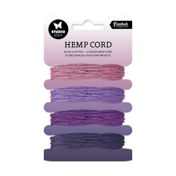 Studio Light Consumables Hemp Cord 4/Pkg Nr. 16, Shades Of Purple*