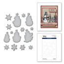 Spellbinders Etched Dies By Simon Hurley Sketched Snowmen*