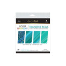 Deco Foil Harmony Foil Pack 6"X6" 20/Pkg Shades Of Aqua