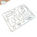 Elizabeth Craft Metal Die Snow Globe fun*
