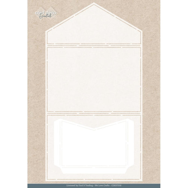 Find It Trading Card Deco Essentials Stencil Envelope A4, Lemon Breeze