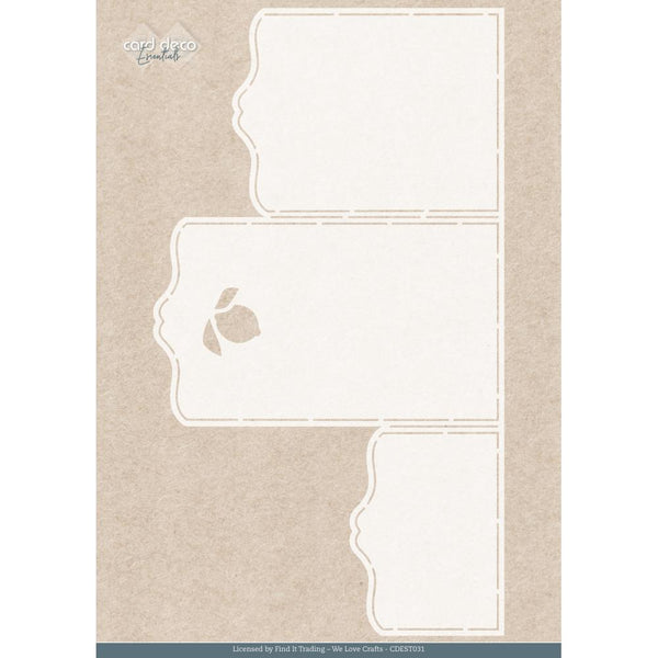 Find It Trading Card Deco Essentials Stencil Triptych A4, Lemon Breeze