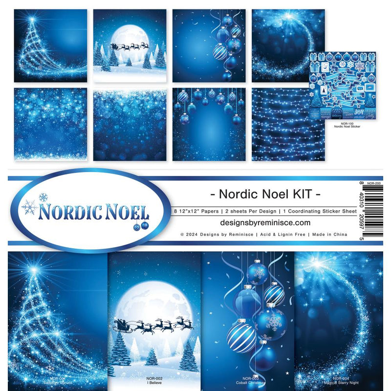 Reminisce Collection Kit 12"X12" - Nordic Noel