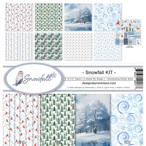 Reminisce Collection Kit 12"X12" - Snowfall*