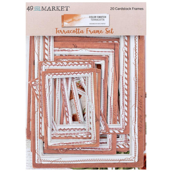 49 And Market Frame Set Colour Swatch: Terracotta