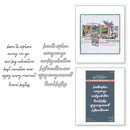 Spellbinders BetterPress Press Plate & Die Set Wander Sentiments*