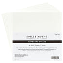 Spellbinders Chipboard Sheets 6"X6" White