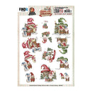 Find It Trading Yvonne Creations Punchout Sheet Gnome Houses, Gnome For Christmas