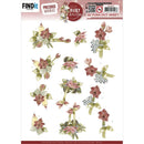 Find It Trading Precious Marieke Punchout Sheet Ruby Amaryllis, Ruby Christmas*
