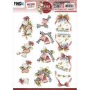 Find It Trading Precious Marieke Punchout Sheet Ruby Bells, Ruby Christmas*