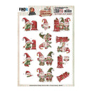 Find It Trading Yvonne Creations Punchout Sheet Gnome Letter, Gnome For Christmas