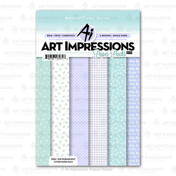 Art Impressions Paper Pack 6"X9" Encouragment Cover*