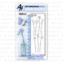 Art Impressions Watercolor Journals Stamp Set Long Stem Floral