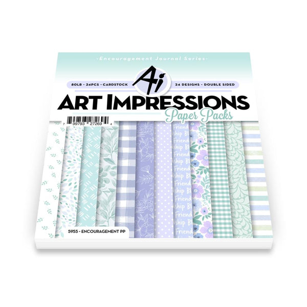 Art Impressions Paper Pack 6"X6" Encouragment*