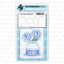 Art Impressions Watercolor Journals Stamp Set Glass Containers