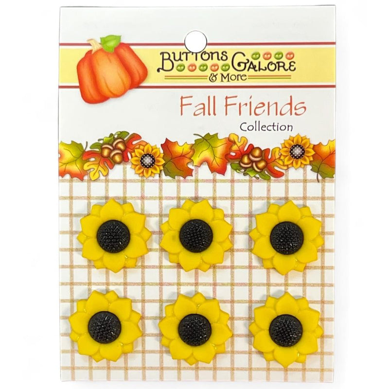 Buttons Galore Button Theme Pack Sunflowers