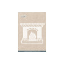 Find It Trading Card Deco Essentials Stencil Fireplace A5, Glowing Christmas*