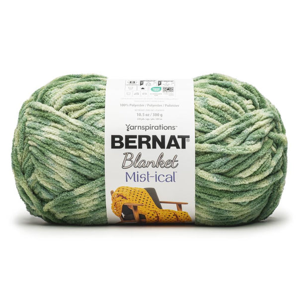 Bernat Blanket Mist-Ical Yarn - Fresh Green