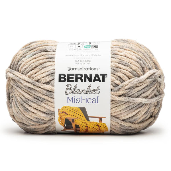 Bernat Blanket Mist-Ical Yarn - Gray Cloud