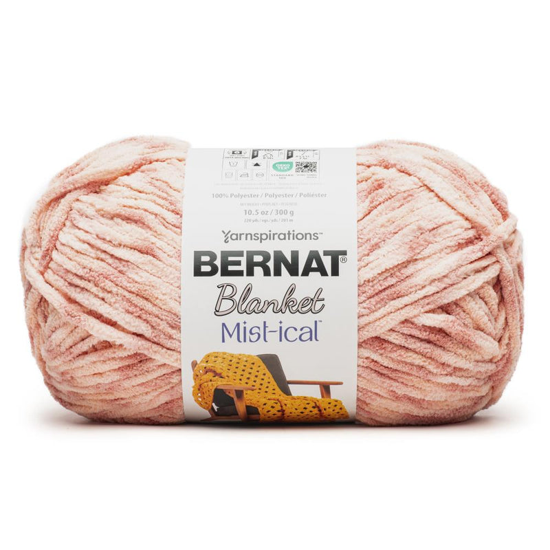 Bernat Blanket Mist-Ical Yarn - Pink Quartz