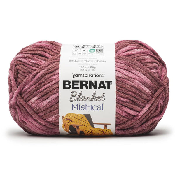 Bernat Blanket Mist-Ical Yarn - Berry