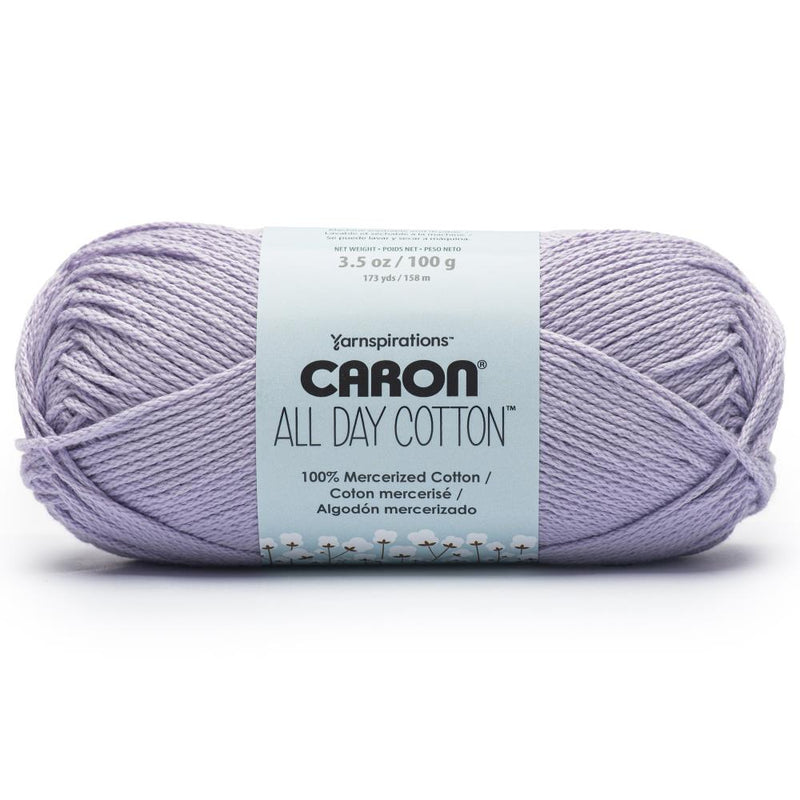 Caron Cotton Yarn - Grape Popsicle