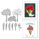 Spellbinders Etched Dies By Yana Smakula Yana's Amaryllis, Amaryllis Christmas