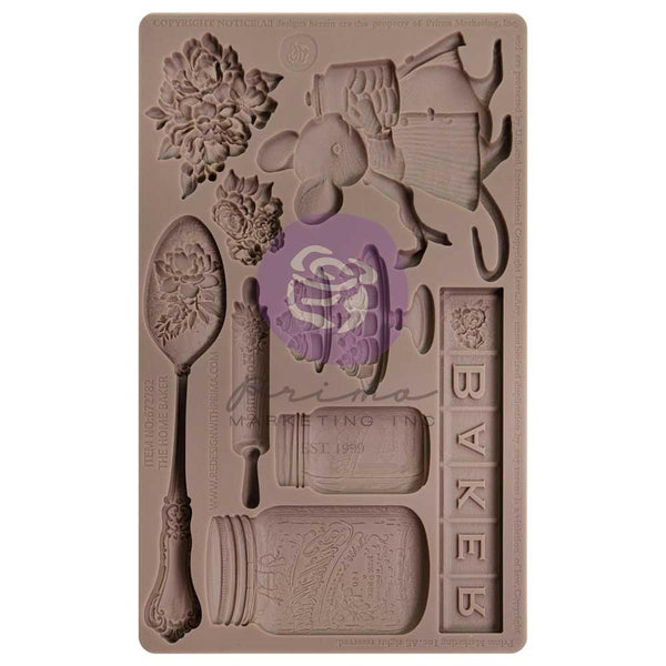 Prima Marketing Decor Mould 5"X8"X8mm Baker's Delight