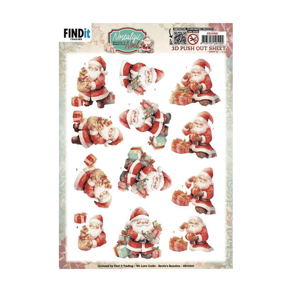 Find It Trading Berries Beauties Punchout Sheet Nostalgic Presents, Nostalgic Noel