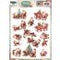 Find It Trading Berries Beauties Punchout Sheet Nostalgic Sleigh, Nostalgic Noel