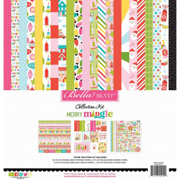 Bella Blvd Collection Kit 12"X12" Merry Mingle