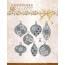 Find It Trading Amy Design Frosted Gold Christmas Die Frosted Gold Baubles*