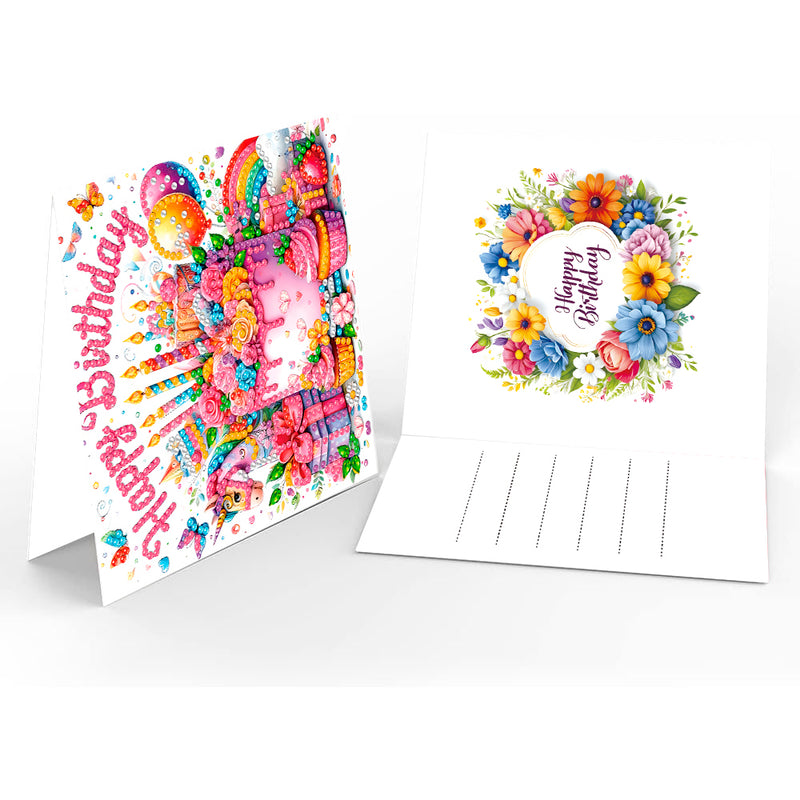 Poppy Crafts Diamond Art Greeting Card Kit