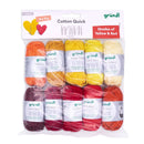 Grundl Cotton Quick Mini Shades - Shades of Yellow & Red