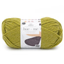 Lion Brand Hue & Me Yarn - Dirty Chartreuse