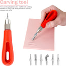 Universal Crafts Rubber Carving Kit