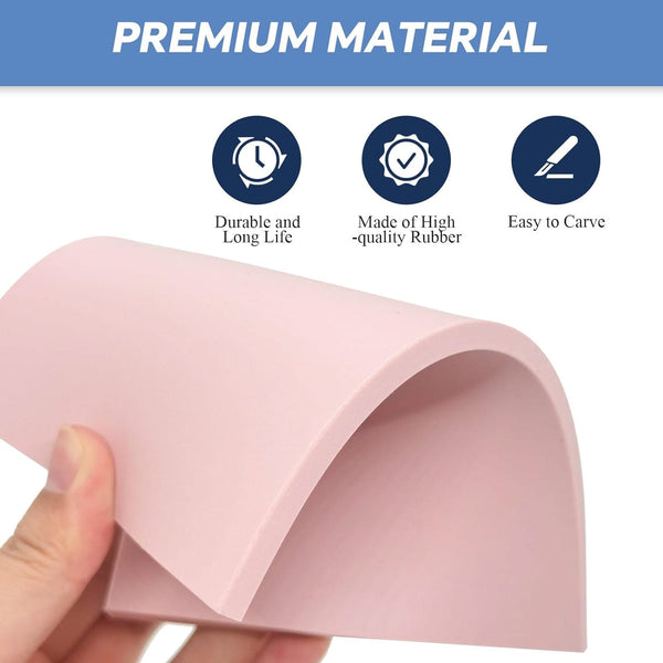 Universal Crafts Rubber Carving Block - White