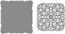 Ultimate Crafts Impression Dies - Magnolia Lane Collection - Damask Frame*